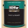 BEHR PREMIUM PLUS 1 gal. #PPU7-19 Crepe Semi-Gloss Enamel Exterior Paint & Primer