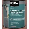 BEHR PREMIUM 1 gal. #PFC-09 Giant Sequoia Satin Enamel Interior/Exterior Cabinet, Door & Trim Paint