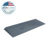 EZ-ACCESS TRANSITIONS 14 in. L x 40 in. W x 1.5 in. H Angled Entry Door Threshold Welcome Mat, Grey, Rubber