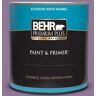 BEHR PREMIUM PLUS 1 qt. #M100-5 Passion Fruit Satin Enamel Exterior Paint & Primer