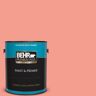 BEHR PREMIUM PLUS 1 gal. #180B-4 Fruit Shake Satin Enamel Exterior Paint & Primer