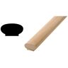 Woodgrain Millwork WG 1203 1-1/4 in. x 2-1/4 in. x 96 in. Solid Pine Handrail