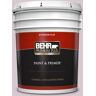 BEHR PREMIUM PLUS 5 gal. #S110-2 Orchid Haze Flat Exterior Paint & Primer