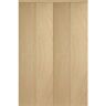 Impact Plus 47 in. x 96 in. Smooth Flush Stain Grade Maple Solid Core MDF Interior Closet Bi-Fold Door with Matching Trim