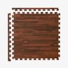 IncStores FlooringInc Mocha 2 ft. x 2 ft. x 5/8 in. T Soft Wood Print Foam Flooring Tiles (12 tiles/48 sq. ft.)