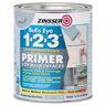 Zinsser Bulls Eye 1-2-3 31.5 oz. Gray Water-Based Interior/Exterior Primer and Sealer (4-Pack)