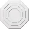 Ekena Millwork 1 in. P X 8-3/4 in. C X 22 in. OD Westin Architectural Grade PVC Contemporary Ceiling Medallion