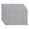 Fasade Cashmere 18 in. x 24 in. Traditional #6 Vinyl Backsplash Panel (Pack of 5)