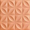 A La Maison Ceilings Perceptions Copper Penny 1.6 ft. x 1.6 ft. Decorative Foam Glue Up Ceiling Tile (21.6 sq. ft./case)