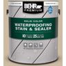 BEHR PREMIUM 1 gal. #710C-3 Gobi Desert Solid Color Waterproofing Exterior Wood Stain and Sealer