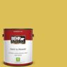 BEHR PREMIUM PLUS 1 gal. #P320-6A Flustered Mustard Flat Low Odor Interior Paint & Primer