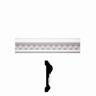 Focal-JMlab 7/8 in. x 3-1/2 in. x 96 in. Primed Polyurethane Dentil Chair Rail Moulding