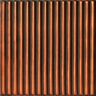 A La Maison Ceilings Corrugated Antique Copper 1.6 ft. x 1.6 ft. Decorative Foam Glue Up Ceiling Tile (21.6 sq. ft./case)