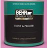 BEHR PREMIUM PLUS 1 qt. #P120-3 High Maintenance Semi-Gloss Enamel Exterior Paint & Primer