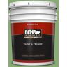 BEHR PREMIUM PLUS 5 gal. #440D-5 Pesto Flat Exterior Paint & Primer