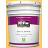 BEHR PREMIUM PLUS 5 gal. #P260-6 Smiley Face Eggshell Enamel Low Odor Interior Paint & Primer