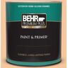 BEHR PREMIUM PLUS 1 qt. #M230-4 Cactus Blooms Semi-Gloss Enamel Exterior Paint & Primer