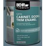 BEHR PREMIUM 1 gal. #MS-74 Logan Lake Satin Enamel Interior/Exterior Cabinet, Door & Trim Paint