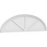 Ekena Millwork 2 in. x 76 in. x 20 in. Elliptical 3-Spoke Architectural Grade PVC Pediment Moulding