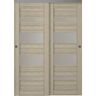 Belldinni Mirella 72 in. x 80" Shambor Finished Wood Composite Bypass Sliding Door