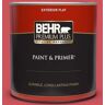 BEHR PREMIUM PLUS 1 qt. #T15-14 Super Hero Flat Exterior Paint & Primer