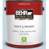 BEHR PREMIUM PLUS 1 gal. #S500-1 Distant Shore Flat Low Odor Interior Paint & Primer