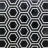 Ivy Hill Tile Zeta Nero 10-3/4 in. x 12-1/4 in. Polished Marble Mosaic Tile (0.91 sq. ft./ sheet)