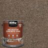 BEHR PREMIUM 1 gal. #DCS-867 Walnut Semi-Transparent Flat Interior/Exterior Decorative Concrete Stain