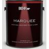 BEHR MARQUEE 1 gal. #MQ3-55 White Lie Flat Exterior Paint & Primer