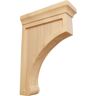 Ekena Millwork 2-1/2 in. x 10 in. x 7 in. Red Oak Large Gomez Bracket