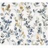 Candice Olson Joyful Eucalyptus Navy Wallpaper