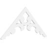 Ekena Millwork Pitch Vienna 1 in. x 60 in. x 30 in. (11/12) Architectural Grade PVC Gable Pediment Moulding