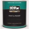 BEHR PREMIUM PLUS 1 qt. #720A-1 Phantom Mist Semi-Gloss Enamel Exterior Paint & Primer