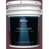 BEHR MARQUEE 5 gal. #110D-7 Vin Rouge Satin Enamel Exterior Paint & Primer