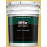 BEHR PREMIUM PLUS 5 gal. #380D-5 California Dreaming Semi-Gloss Enamel Exterior Paint & Primer