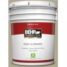 BEHR PREMIUM PLUS 5 gal. #BXC-22 Field Khaki Flat Low Odor Interior Paint & Primer