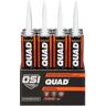 OSI QUAD Advanced Formula 10 fl. oz. Gray #517 Exterior Window, Door, and Siding Sealant (12-Pack)