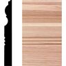 HOUSE OF FARA 3/4 in. x 6-1/2 in. x 8 ft. Oak Wood Victorian Baseboard Moulding