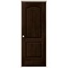 JELD-WEN 30 in. x 80 in. Continental Espresso Stain Right-Hand Molded Composite Single Prehung Interior Door