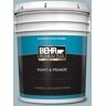 BEHR PREMIUM PLUS 5 gal. #BIC-23 Hopeful Blue Satin Enamel Exterior Paint & Primer