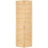 Kimberly Bay Plantation Louvered Solid Core Unfinished Wood Interior Closet Bi-Fold Door