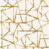 SURFACE STYLE What's Your Angle Gold Geometric Vinyl Peel and Stick Wallpaper Roll (Covers 30.75 sq. ft.)