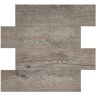 Avant Macadam Beige Wood 11.81 in. x 10.82 in. 3.5mm Stone Peel and Stick Backsplash Tiles (8pcs/7.12 sq.ft Per Case)