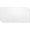 Handprint 1/4 in. x 2 ft. x 4 ft. White Plastic Pegboard Project Panel (3-Pack)