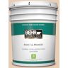 BEHR PREMIUM PLUS 5 gal. #PPU3-06 Venetian Mask Semi-Gloss Enamel Low Odor Interior Paint & Primer