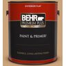 BEHR PREMIUM PLUS 1 gal. #PPU4-16 Kenya Flat Exterior Paint & Primer