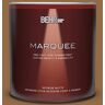 BEHR MARQUEE 1 qt. #QE-31 Barcelona Brown Matte Interior Paint & Primer