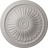 Ekena Millwork 15 in. x 1-3/4 in. Alexa Urethane Ceiling Medallion (Fits Canopies upto 3 in.), Hand-Painted Ultra Pure White