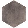 Merola Tile D'Anticatto Hex Notte 11 in. x 12-3/4 in. Porcelain Floor and Wall Tile (11.25 sq. ft./Case)