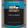 BEHR PREMIUM PLUS 1 gal. #T14-8 Film Fest Satin Enamel Exterior Paint & Primer